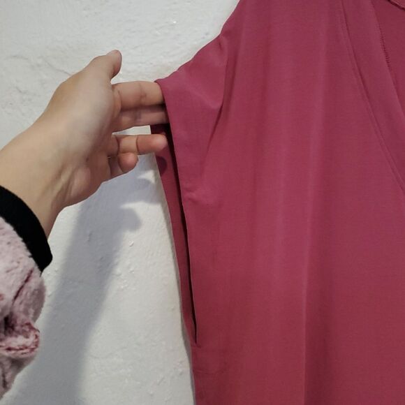 Athleta Essence Away From the Body Tee in Mauve Size XL - Picture 7 of 14